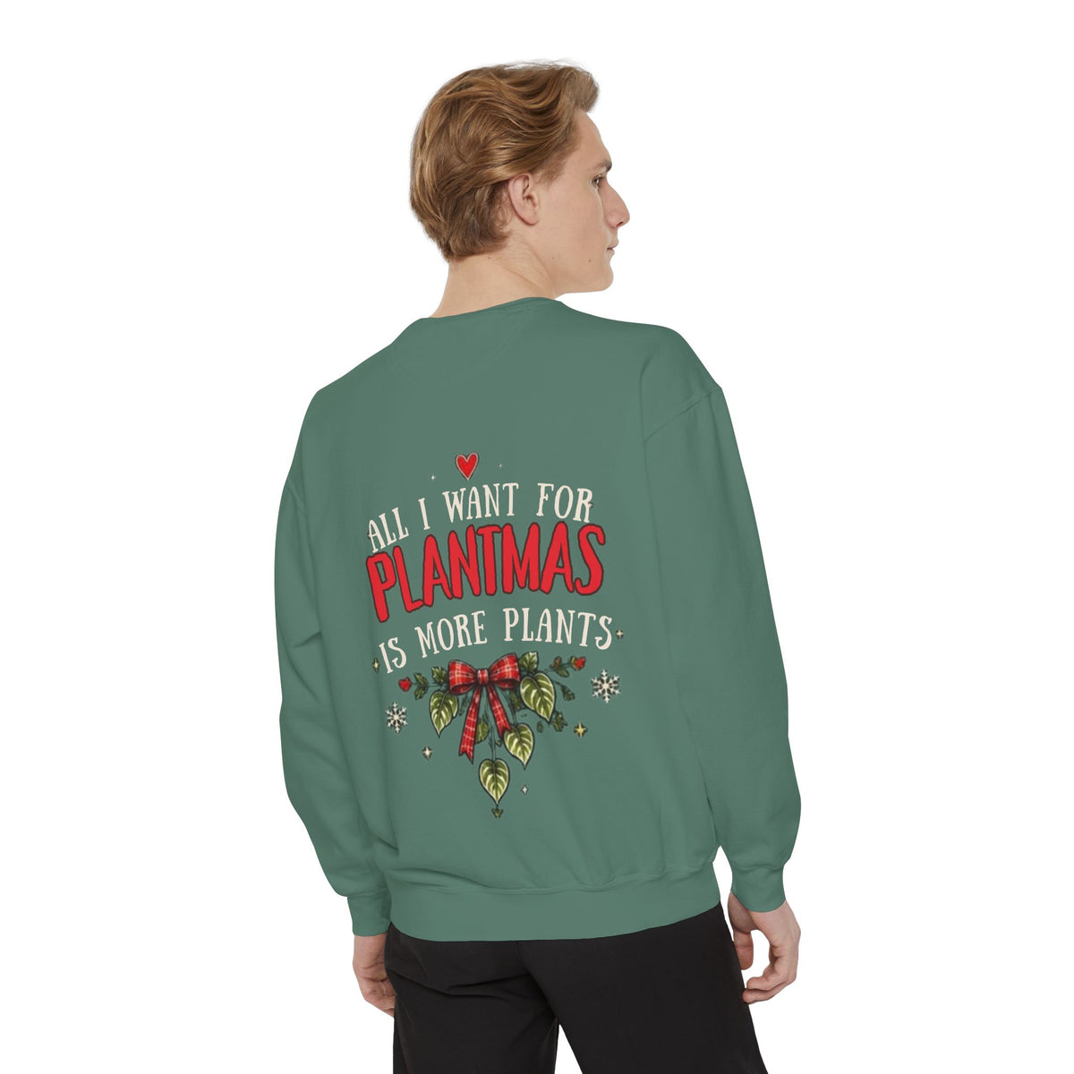 Plantmas Sweatshirt — Merry Plantmas Holiday Plant Lover Pullover