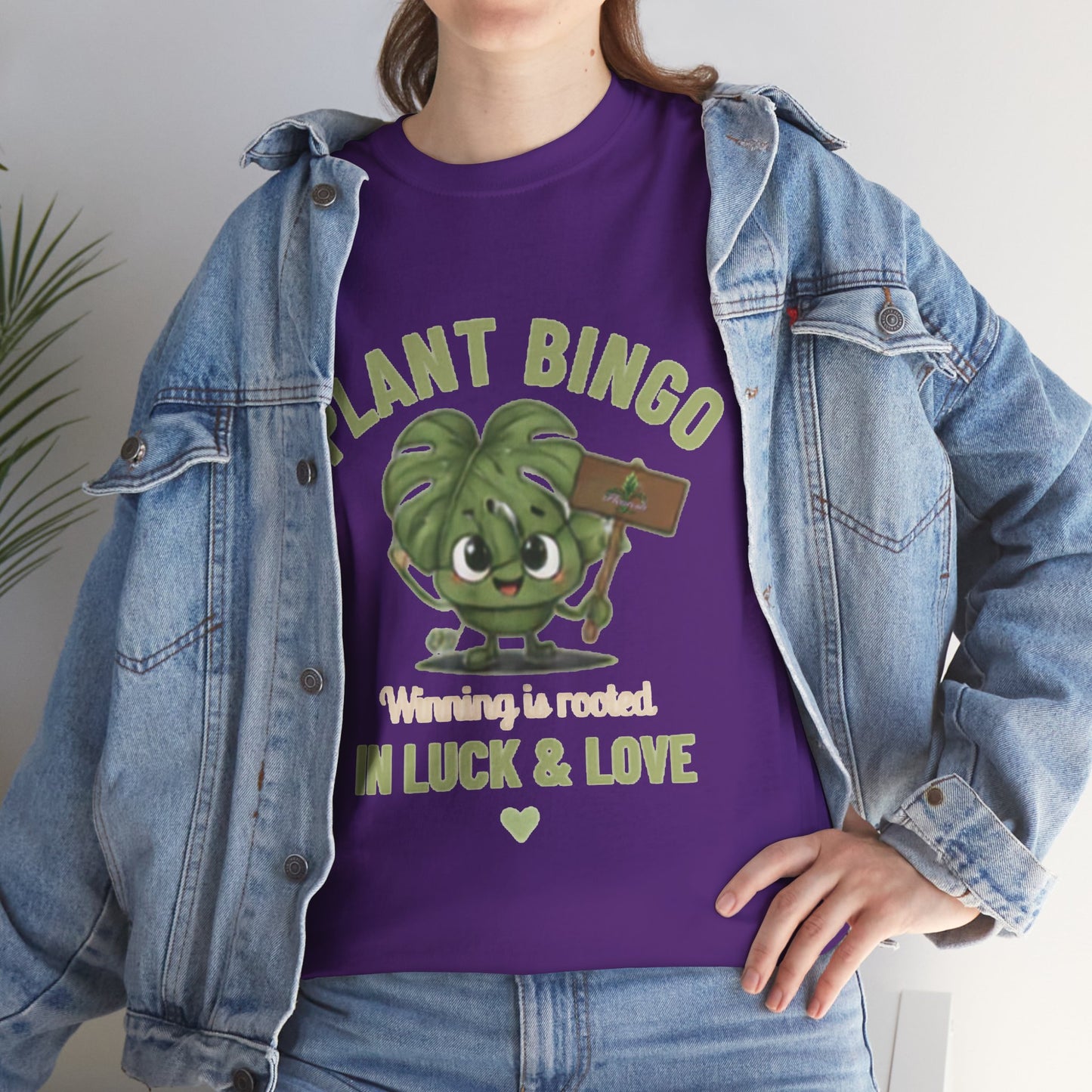 Plant Bingo T‑Shirt —Winning Is Rooted in Luck & Love