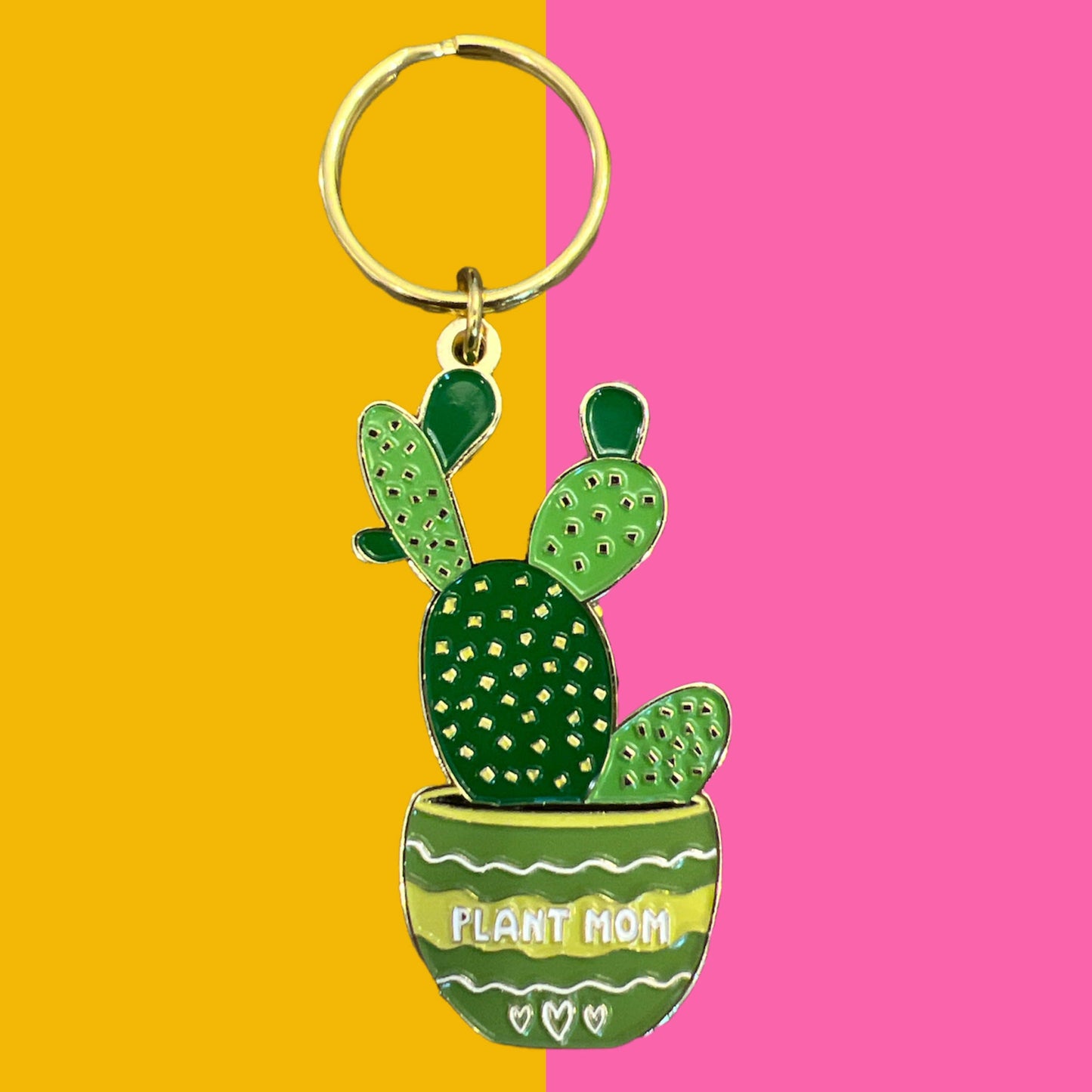 Plant Mom Keychain