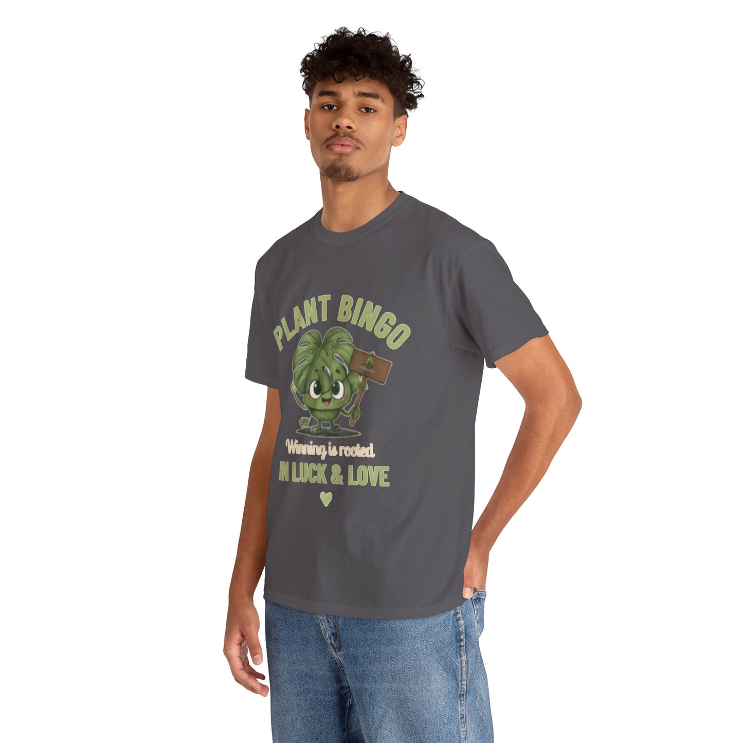 Plant Bingo T‑Shirt —Winning Is Rooted in Luck & Love