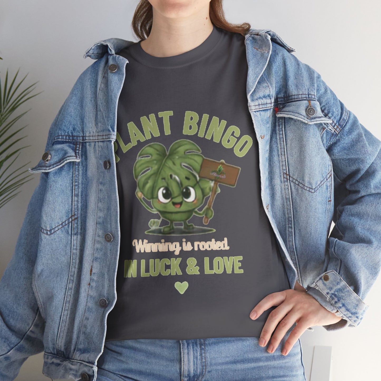 Plant Bingo T‑Shirt —Winning Is Rooted in Luck & Love