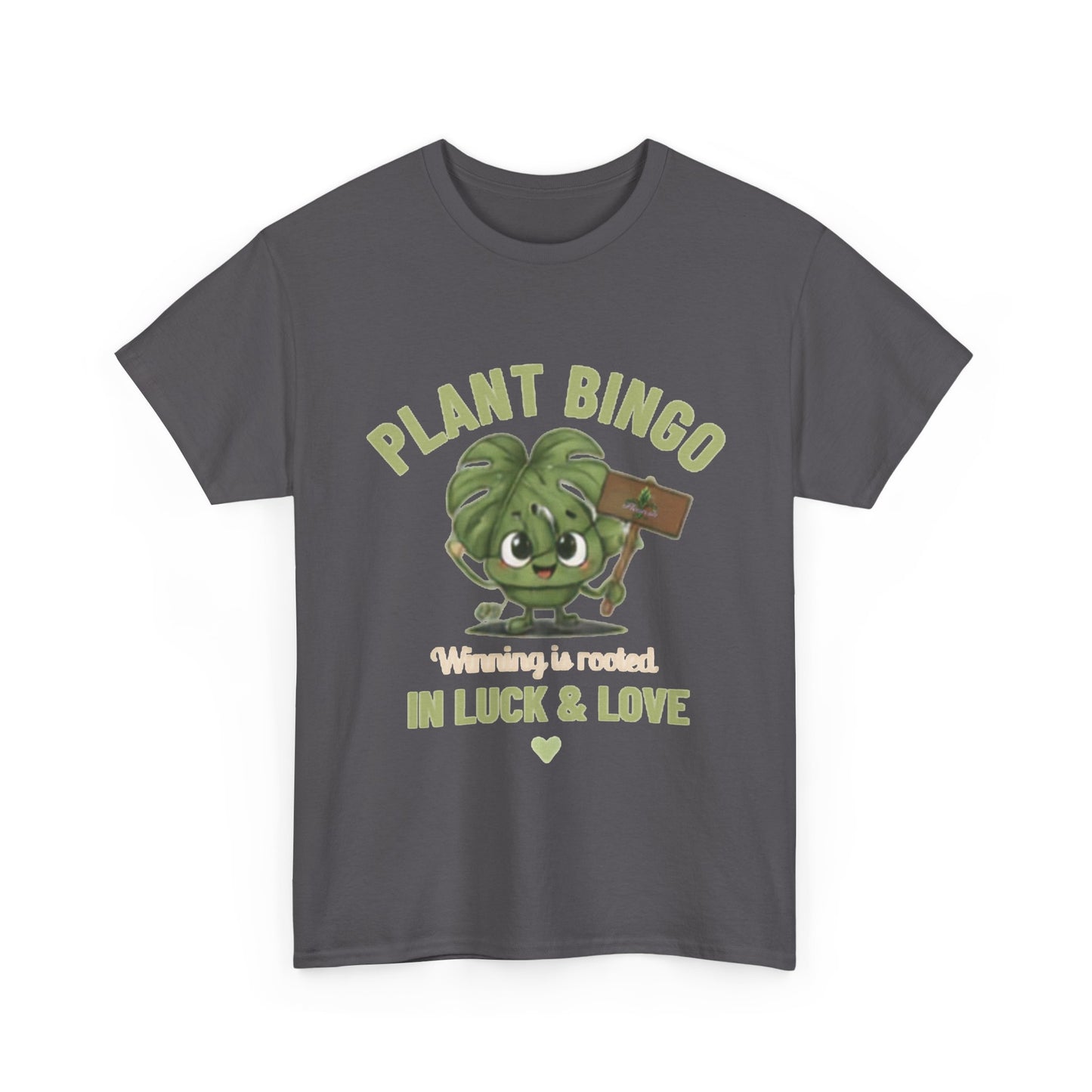 Plant Bingo T‑Shirt —Winning Is Rooted in Luck & Love