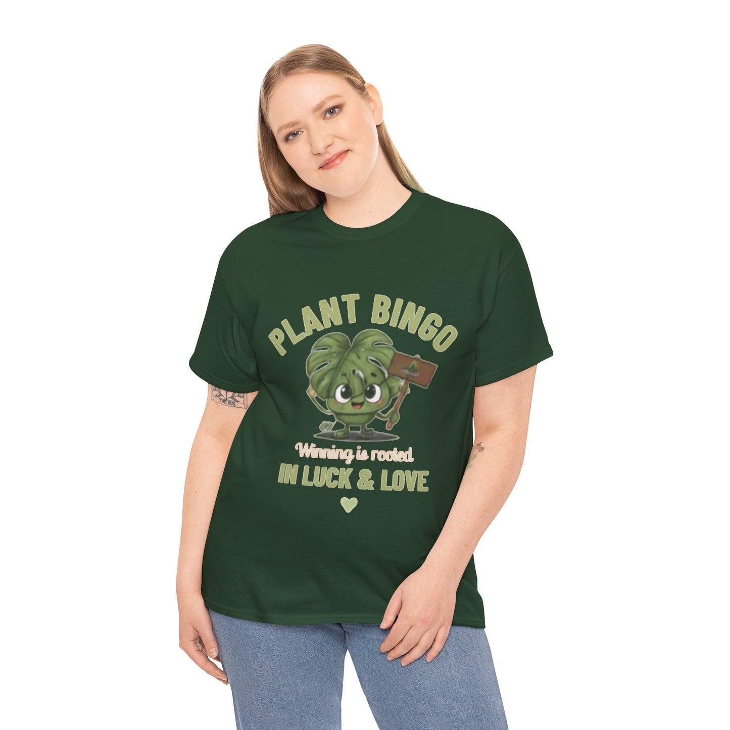 Plant Bingo T‑Shirt —Winning Is Rooted in Luck & Love