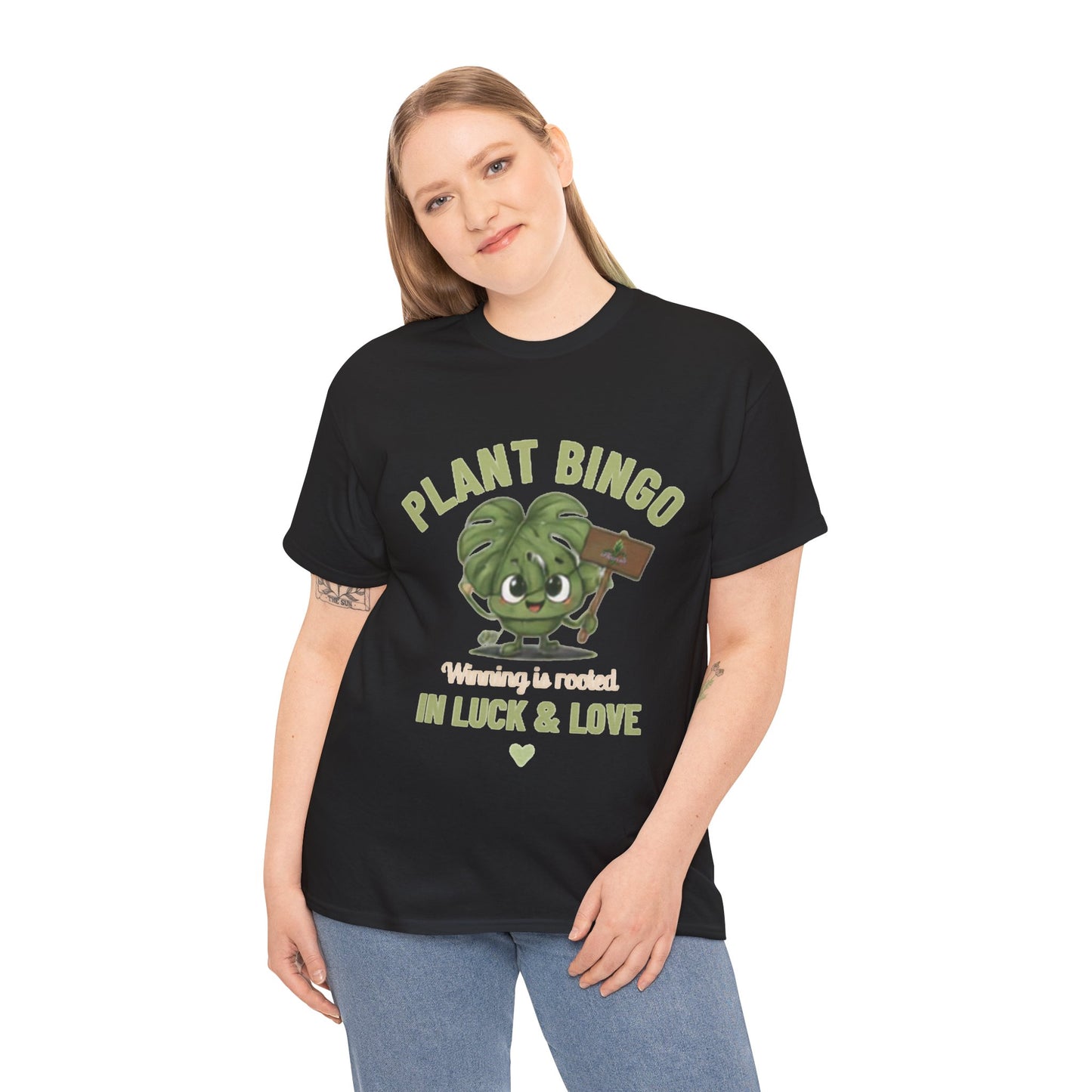 Plant Bingo T‑Shirt —Winning Is Rooted in Luck & Love