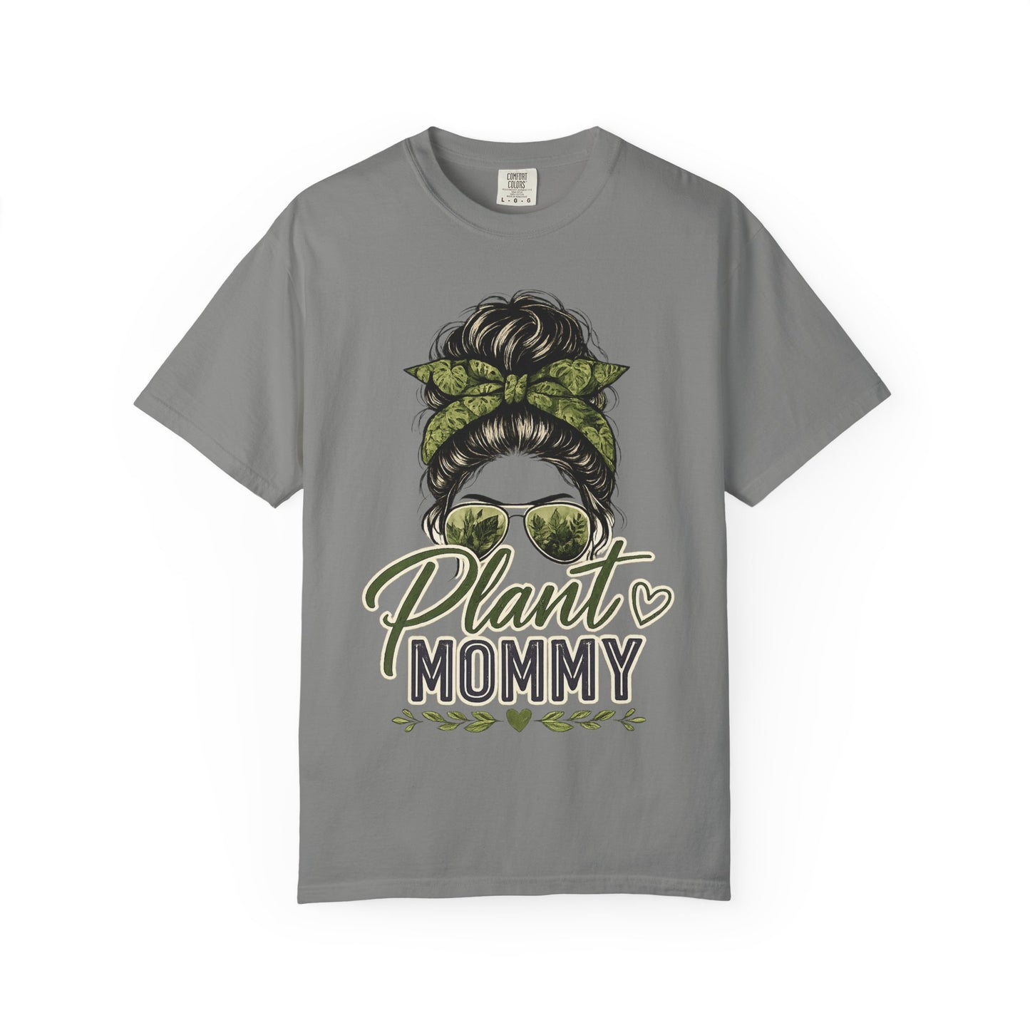 Plant Mommy T-Shirt | Plant Mom Graphic Tee, Green Botanical Design