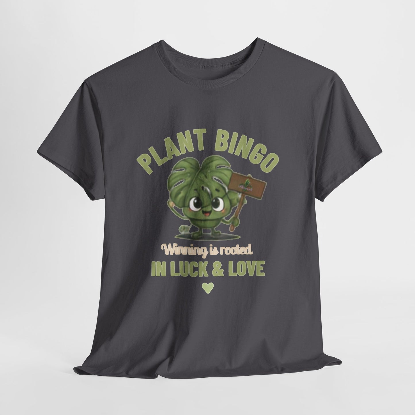 Plant Bingo T‑Shirt —Winning Is Rooted in Luck & Love