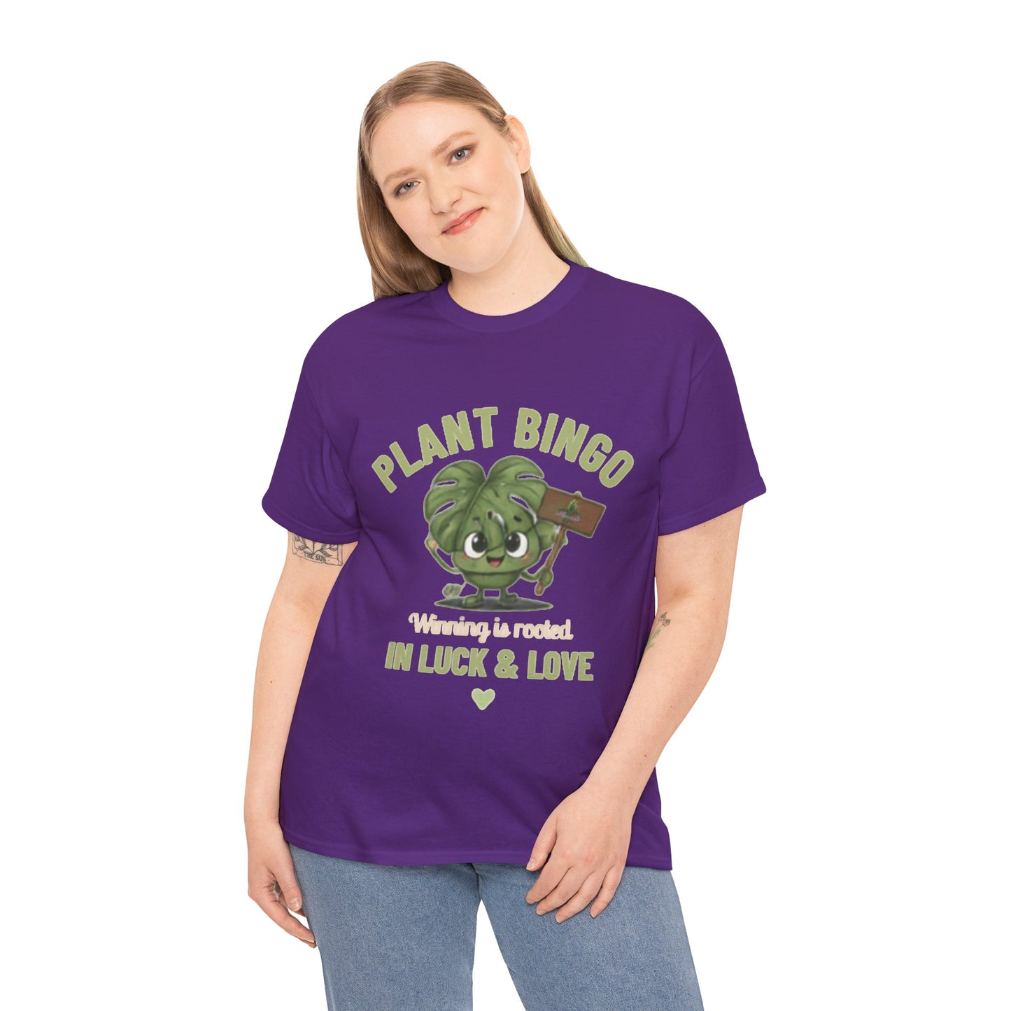 Plant Bingo T‑Shirt —Winning Is Rooted in Luck & Love