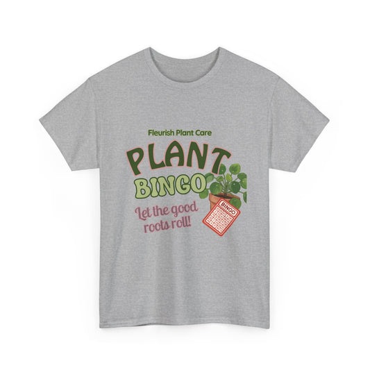 Plant Bingo T‑Shirt — "Let the Good Roots Roll" Plant Care Tee