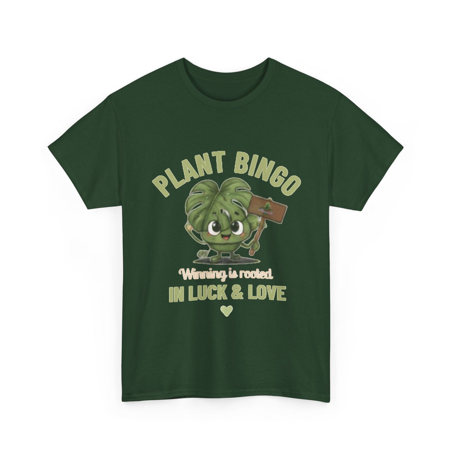 Plant Bingo T‑Shirt —Winning Is Rooted in Luck & Love