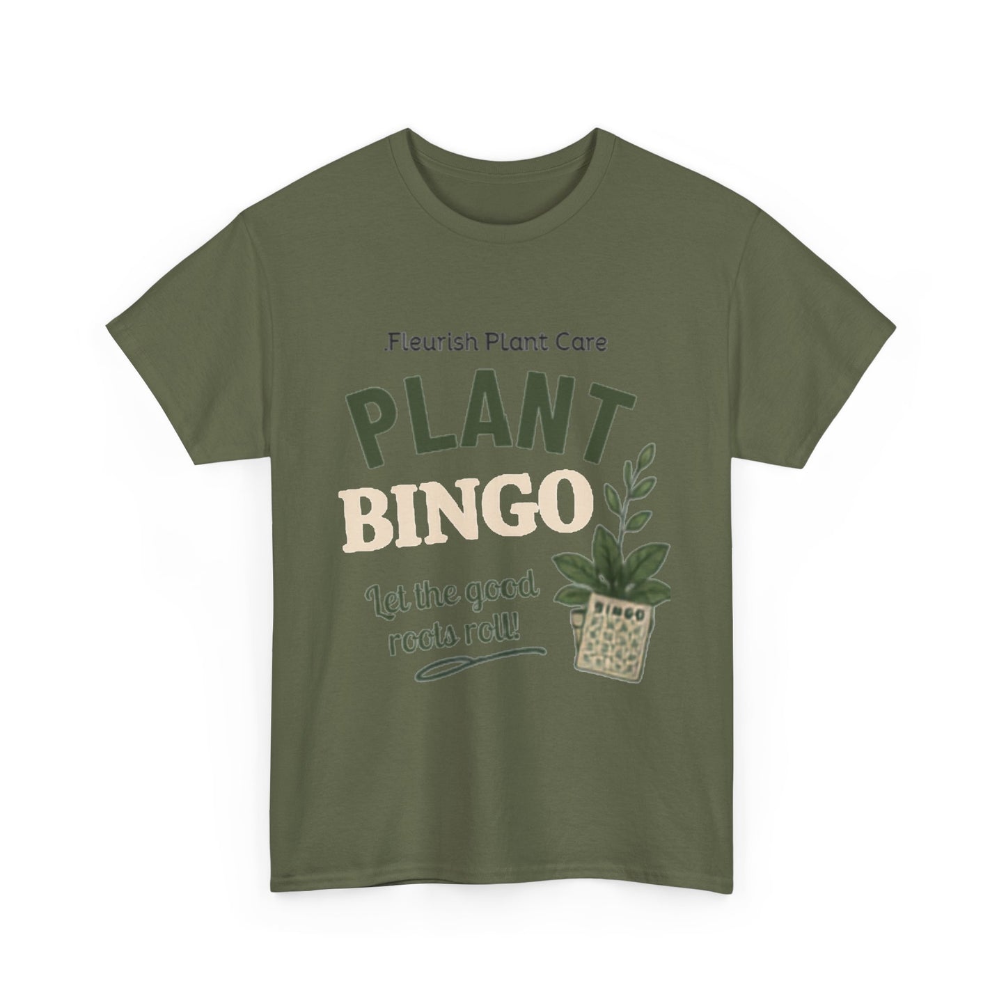 Plant Bingo T‑Shirt — "Let the Good Roots Roll" Plant Care Tee
