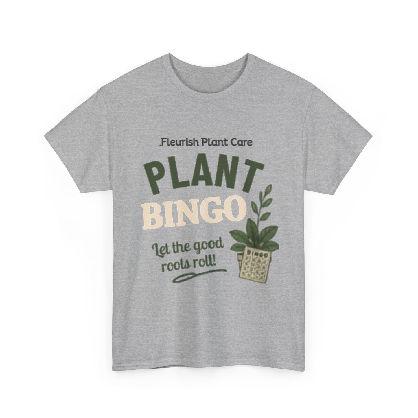 Plant Bingo T‑Shirt — "Let the Good Roots Roll" Plant Care Tee