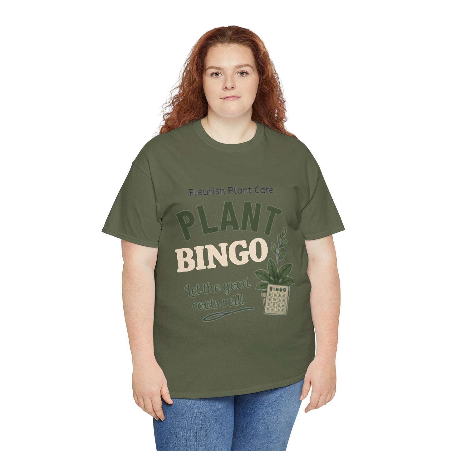 Plant Bingo T‑Shirt — "Let the Good Roots Roll" Plant Care Tee