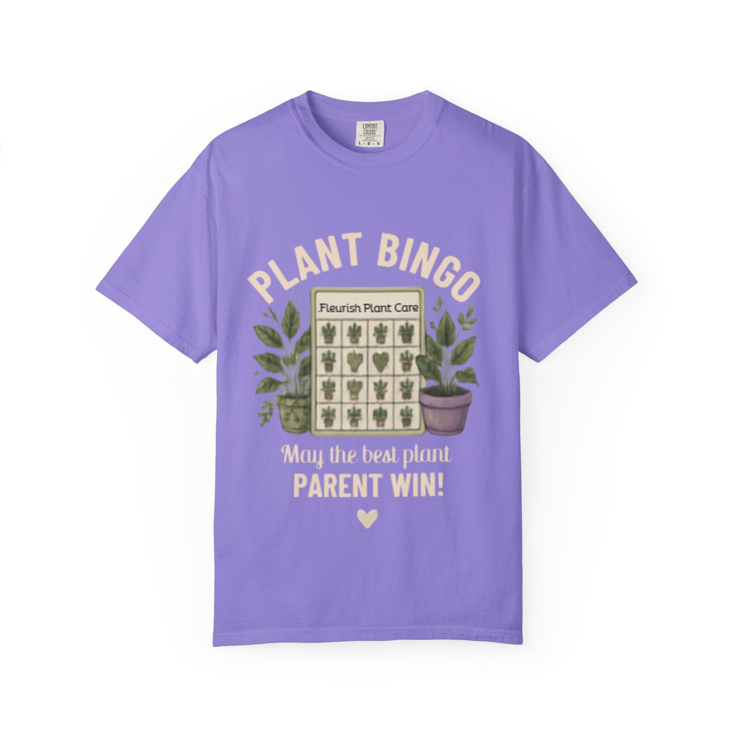 Plant Bingo T‑Shirt — “May the Best Plant Parent Win!” Plant Lover Tee