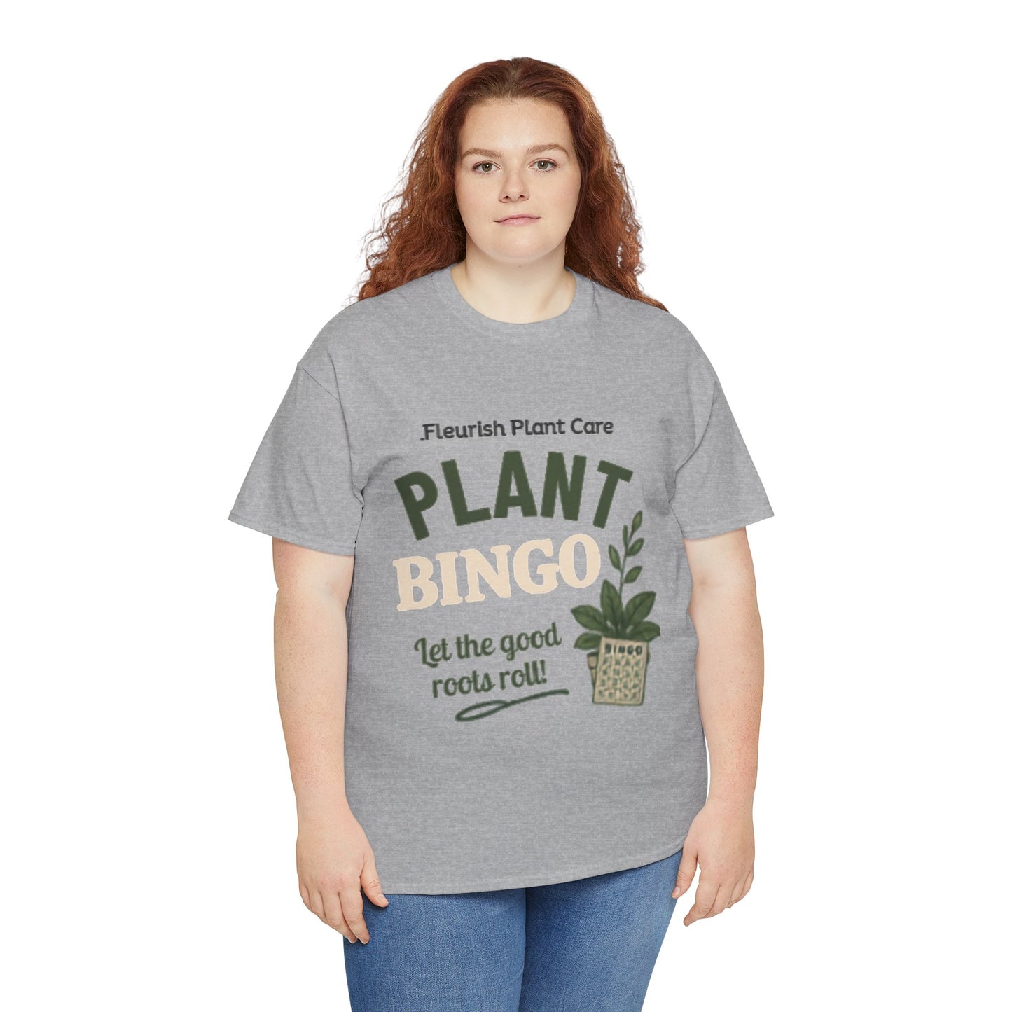 Plant Bingo T‑Shirt — "Let the Good Roots Roll" Plant Care Tee