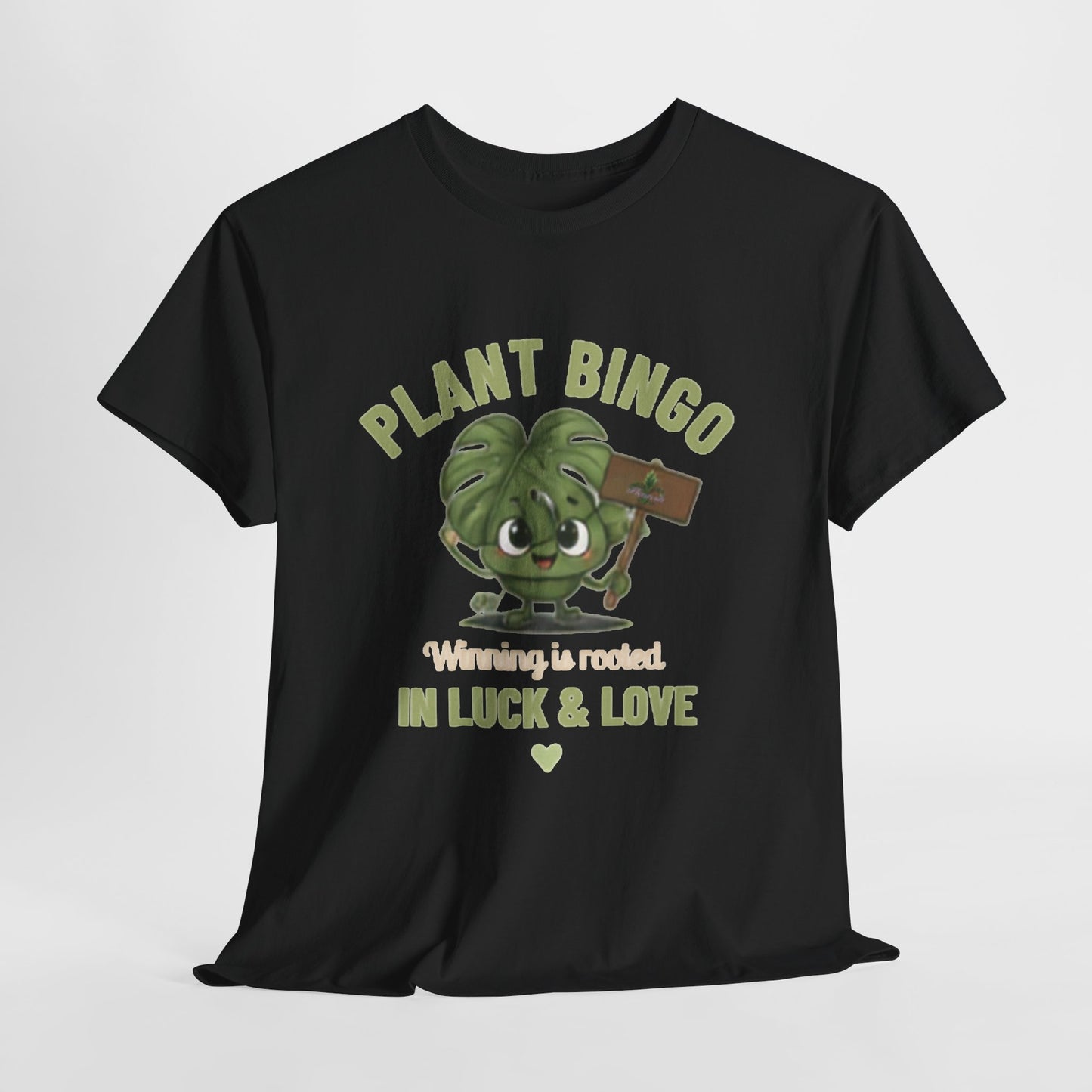 Plant Bingo T‑Shirt —Winning Is Rooted in Luck & Love