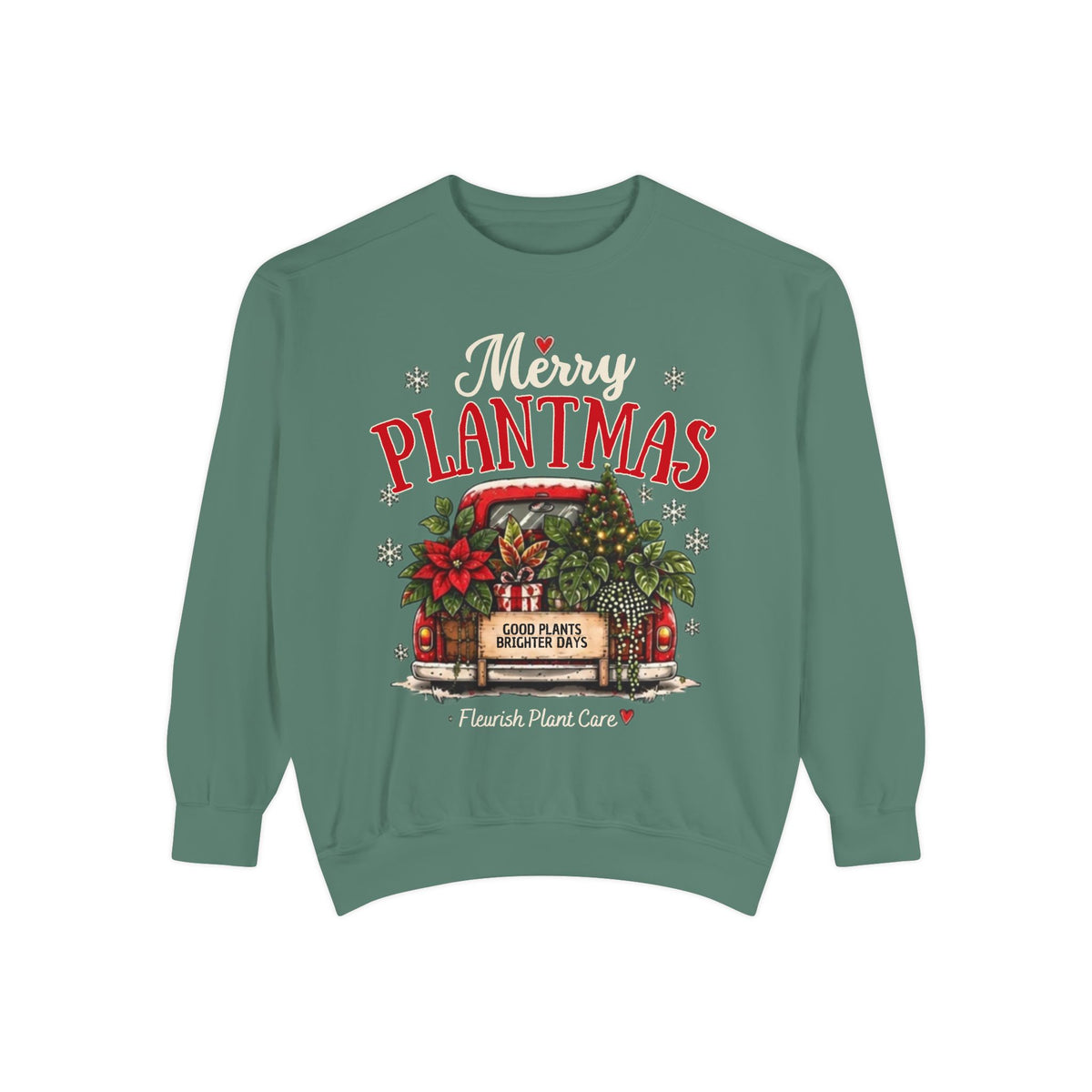 Plantmas Sweatshirt — Merry Plantmas Holiday Plant Lover Pullover