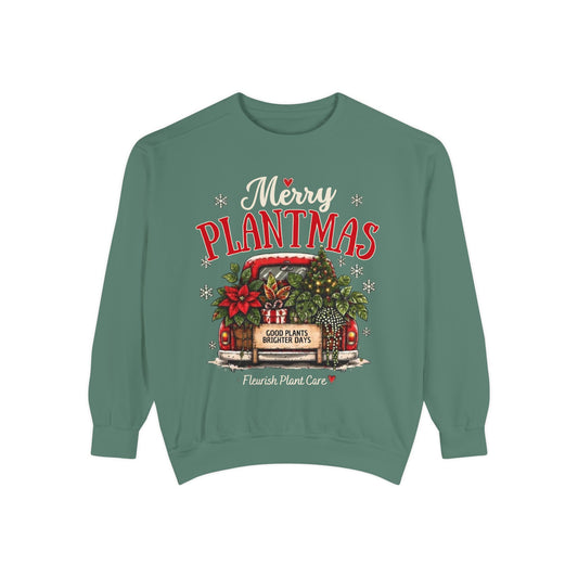Plantmas Sweatshirt — Merry Plantmas Holiday Plant Lover Pullover