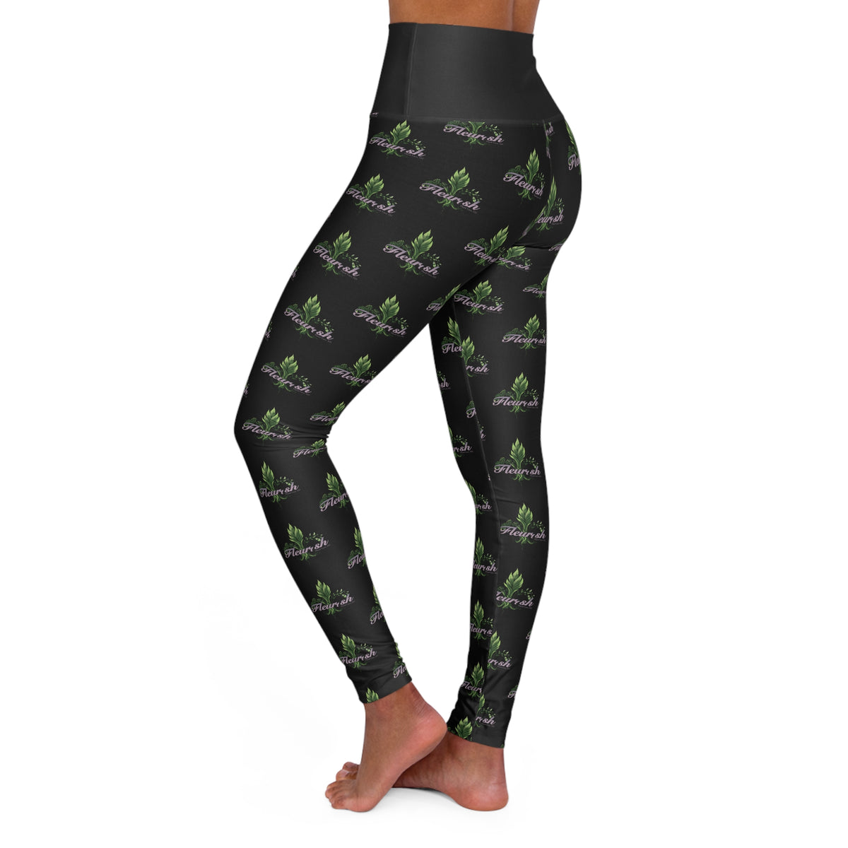 High-Waisted Fleurish Leggings