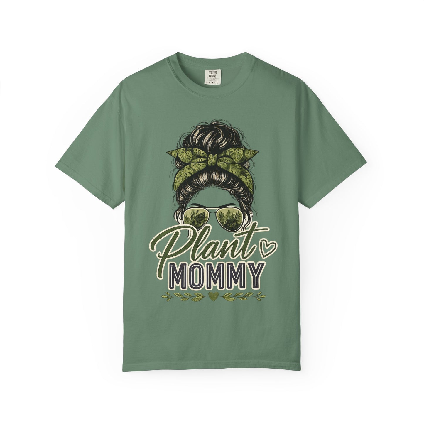 Plant Mommy T-Shirt | Plant Mom Graphic Tee, Green Botanical Design