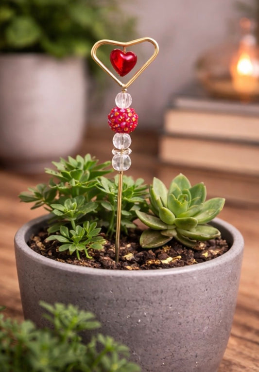 Heart of Gold Plant Jewelry Stake
