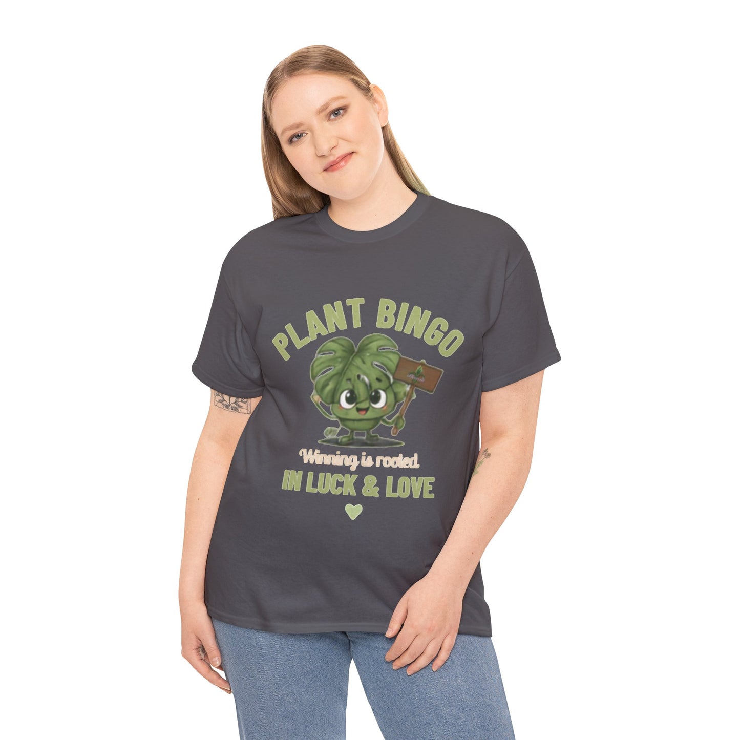 Plant Bingo T‑Shirt —Winning Is Rooted in Luck & Love