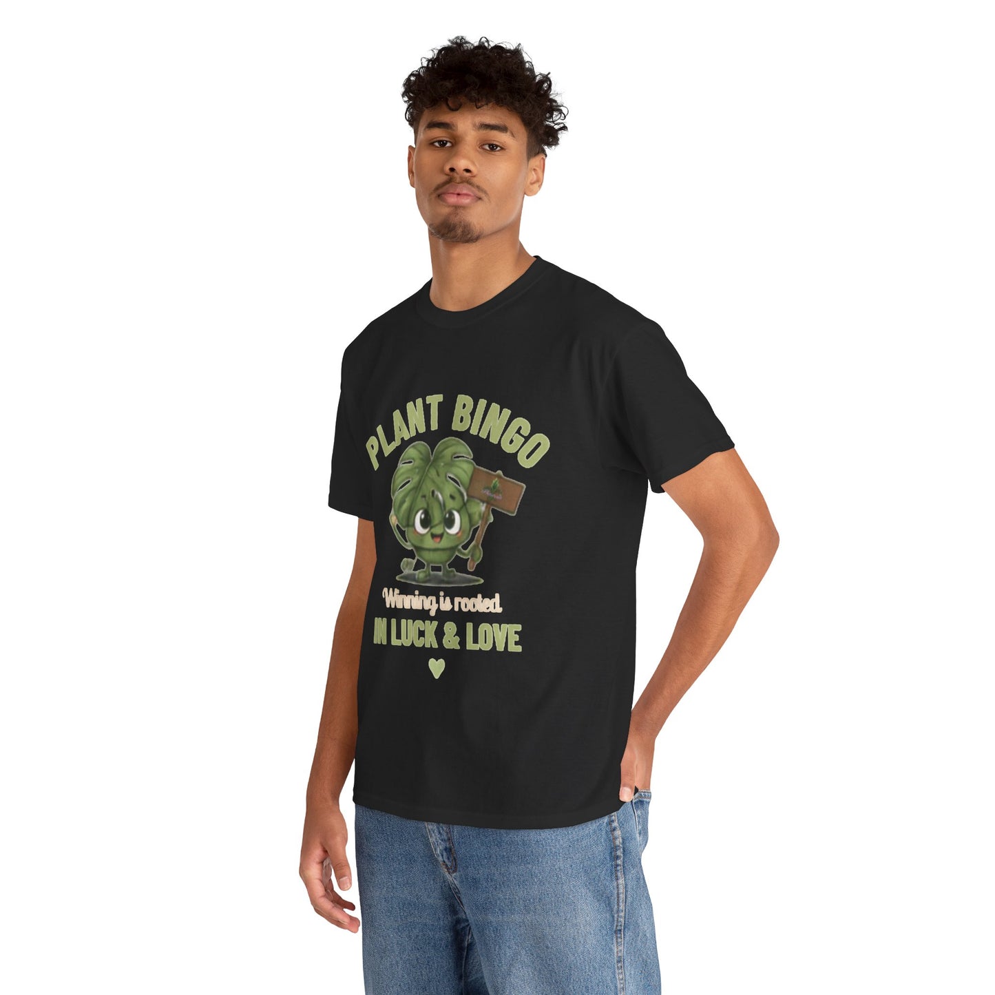 Plant Bingo T‑Shirt —Winning Is Rooted in Luck & Love