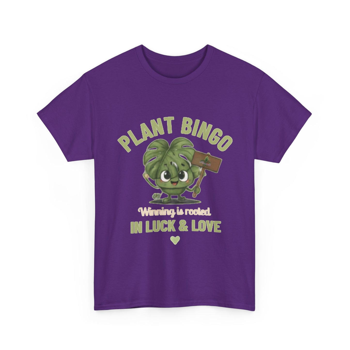 Plant Bingo T‑Shirt —Winning Is Rooted in Luck & Love