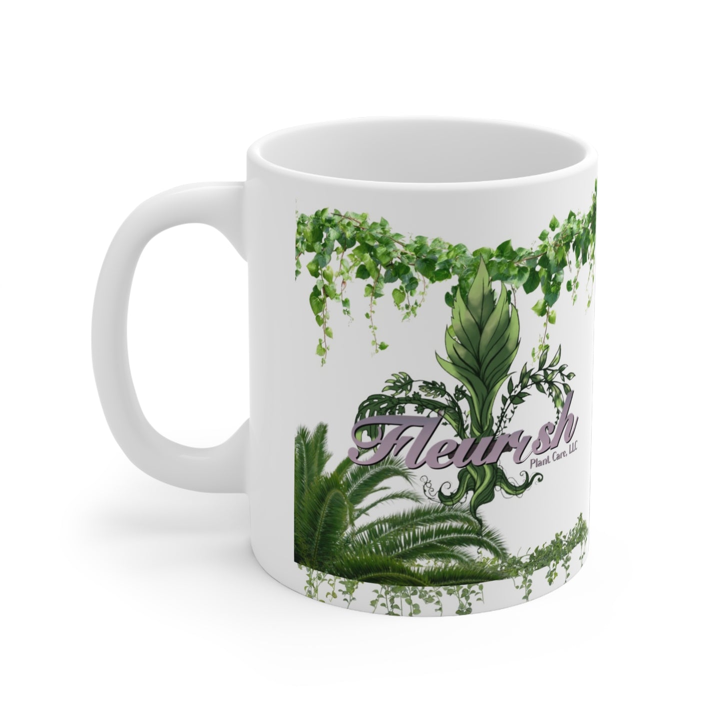 White Ceramic Mug, 11oz