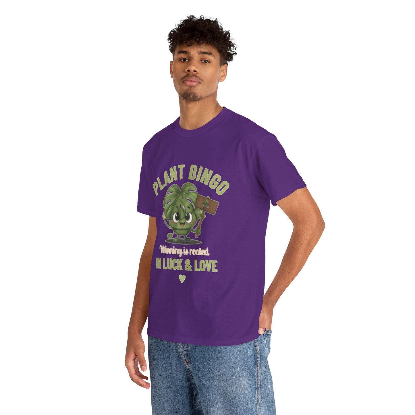 Plant Bingo T‑Shirt —Winning Is Rooted in Luck & Love