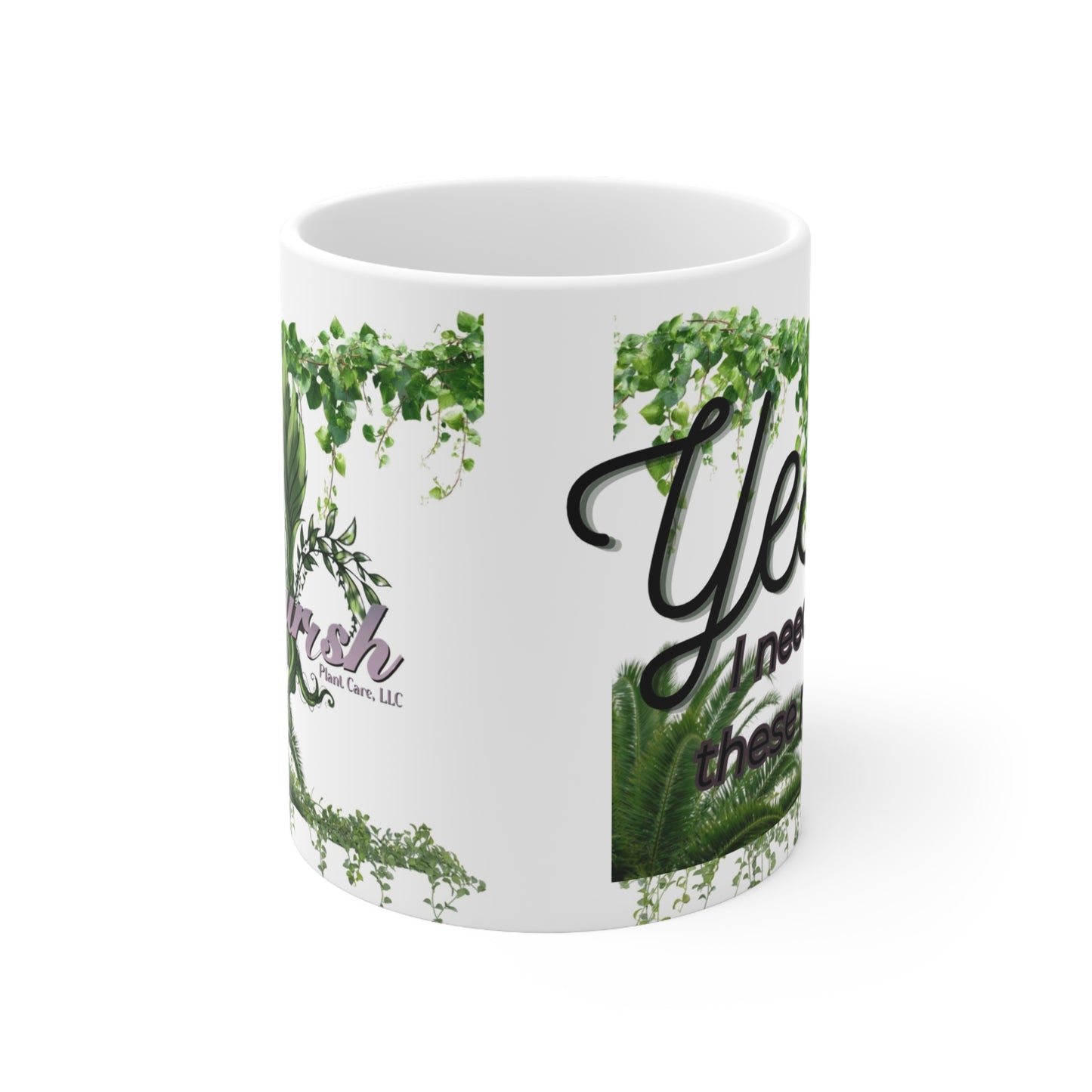 White Ceramic Mug, 11oz