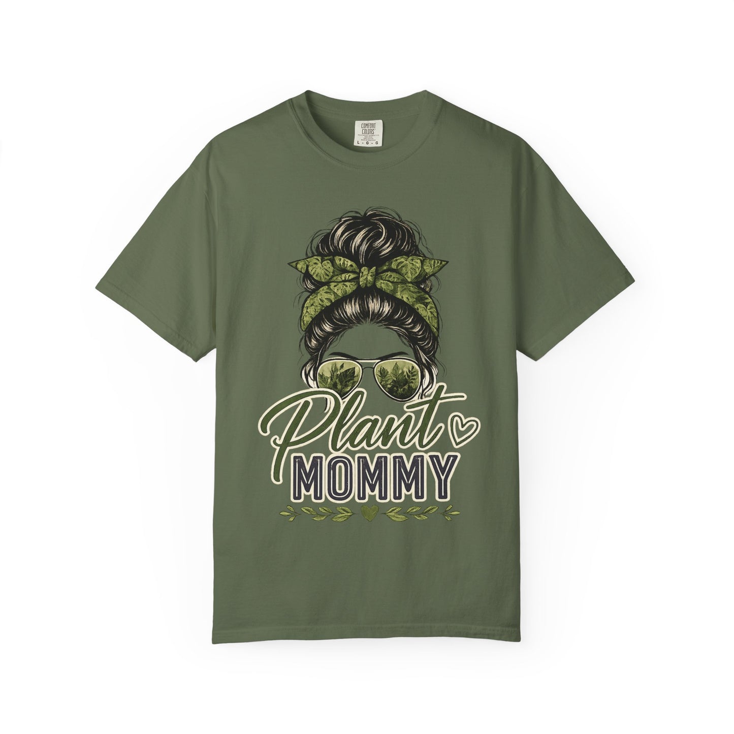 Plant Mommy T-Shirt | Plant Mom Graphic Tee, Green Botanical Design