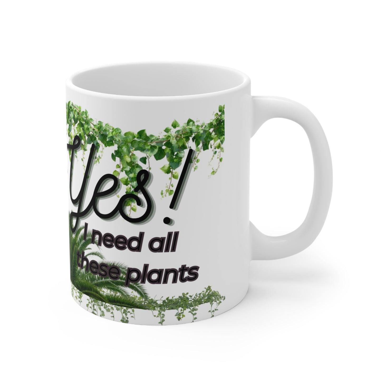 White Ceramic Mug, 11oz