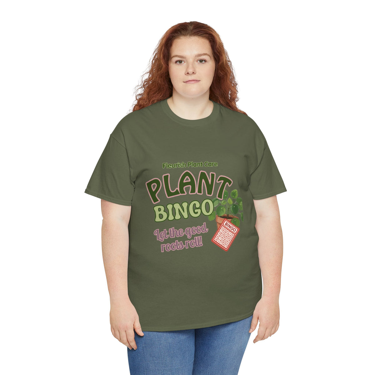 Plant Bingo T‑Shirt — "Let the Good Roots Roll" Plant Care Tee