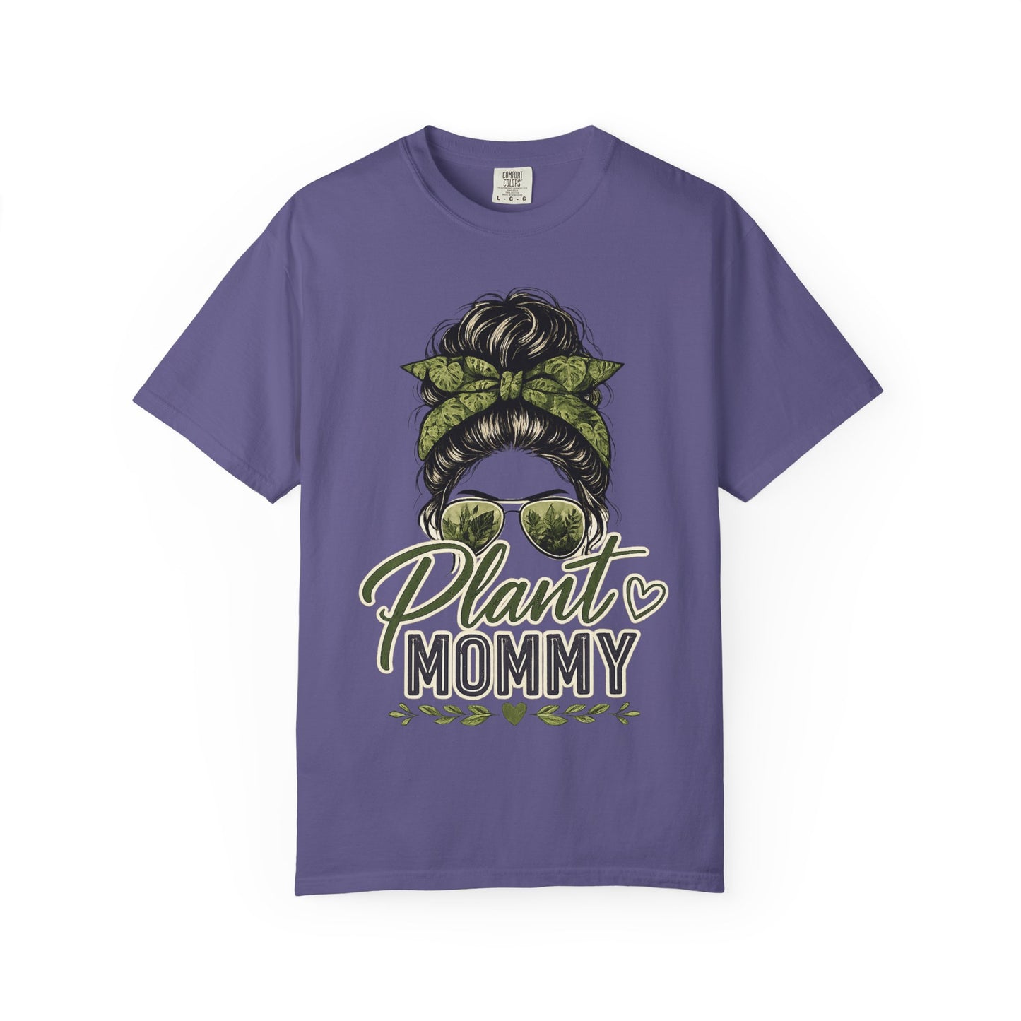 Plant Mommy T-Shirt | Plant Mom Graphic Tee, Green Botanical Design