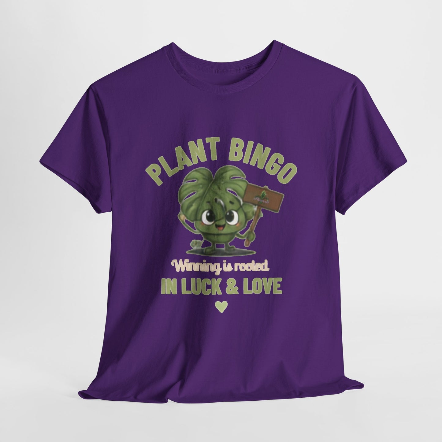 Plant Bingo T‑Shirt —Winning Is Rooted in Luck & Love