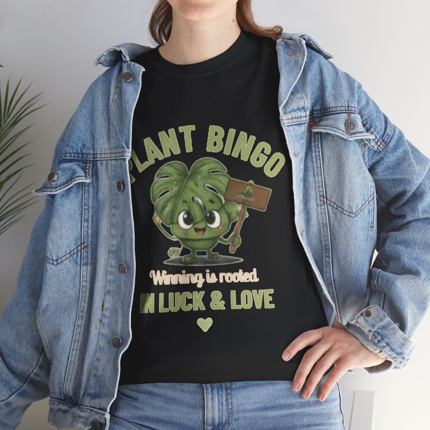 Plant Bingo T‑Shirt —Winning Is Rooted in Luck & Love