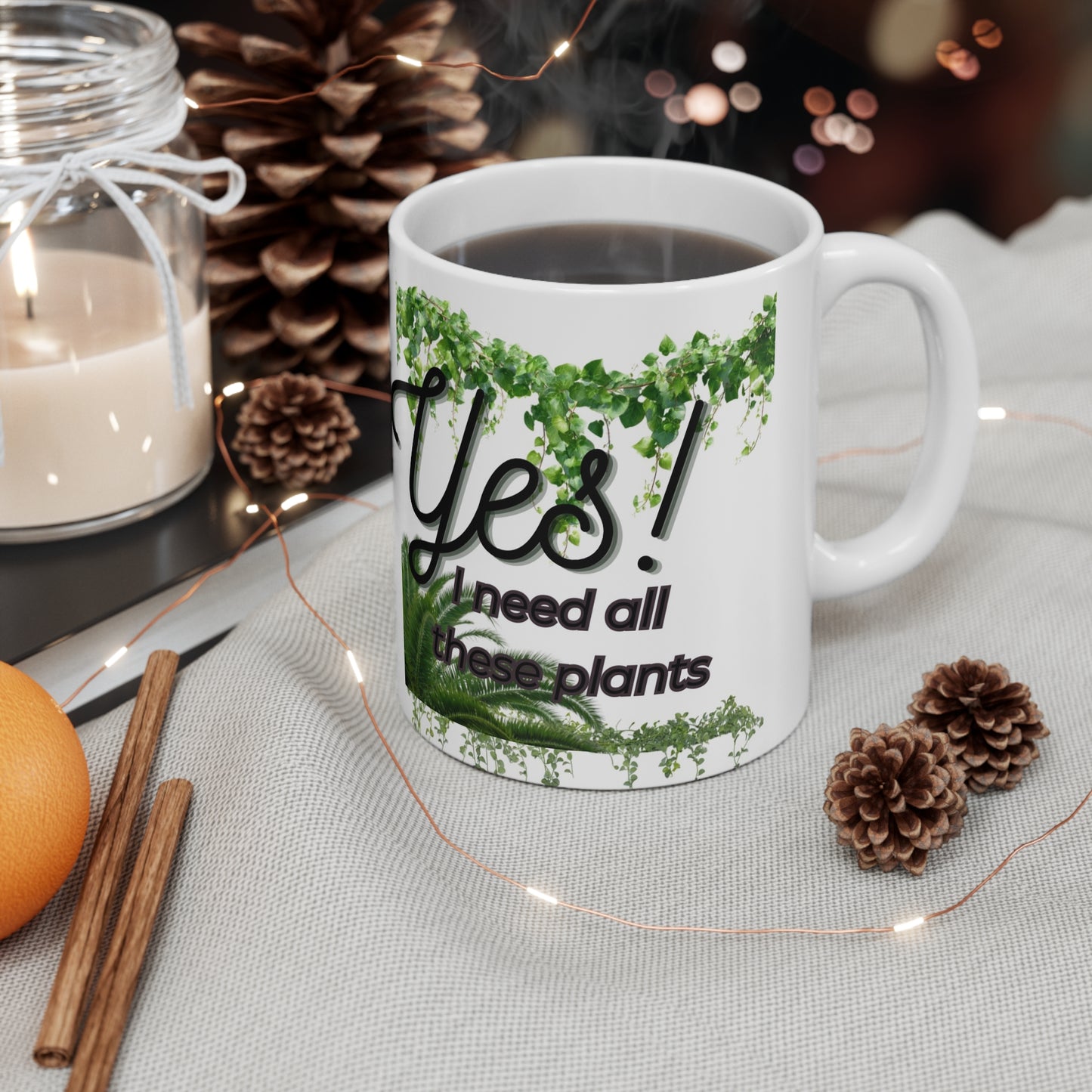 White Ceramic Mug, 11oz