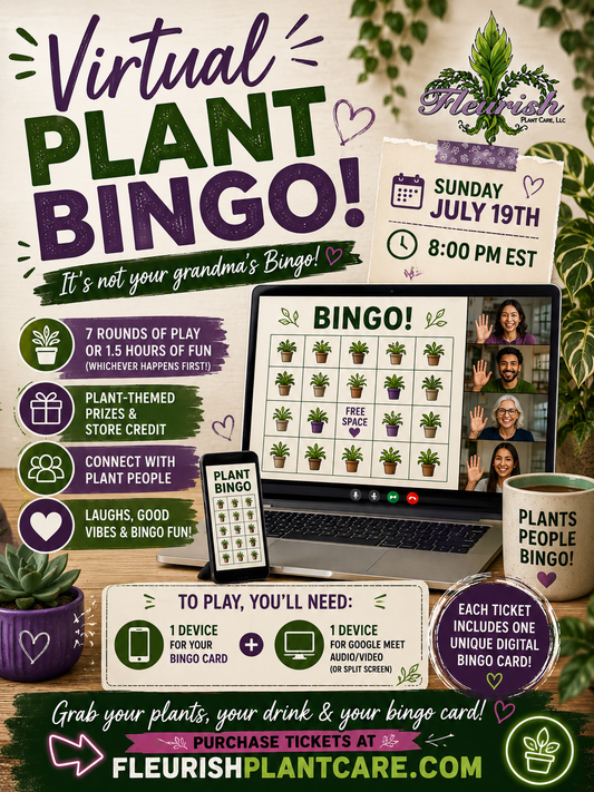 Virtual Plant Bingo Seat July Edition 🧨