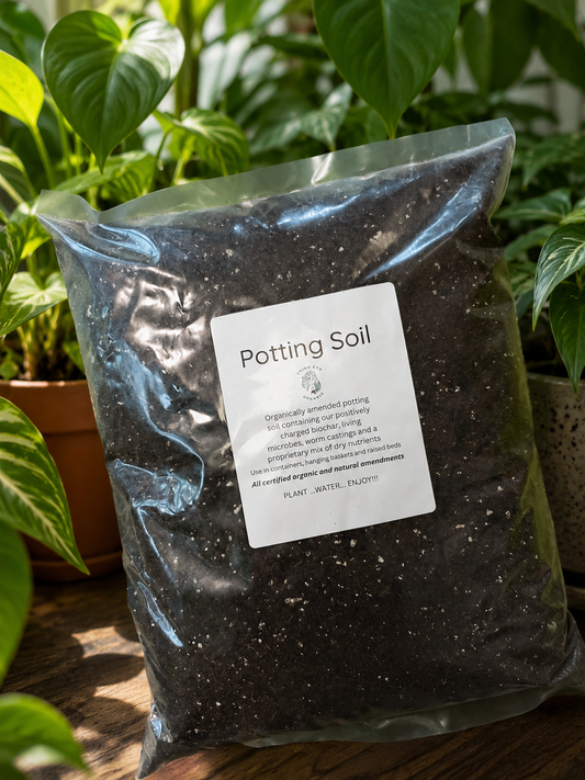1.5 cb ft Bag Potting Soil with Living Biochar