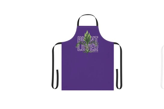 Plant Lover Garden Apron – Purple