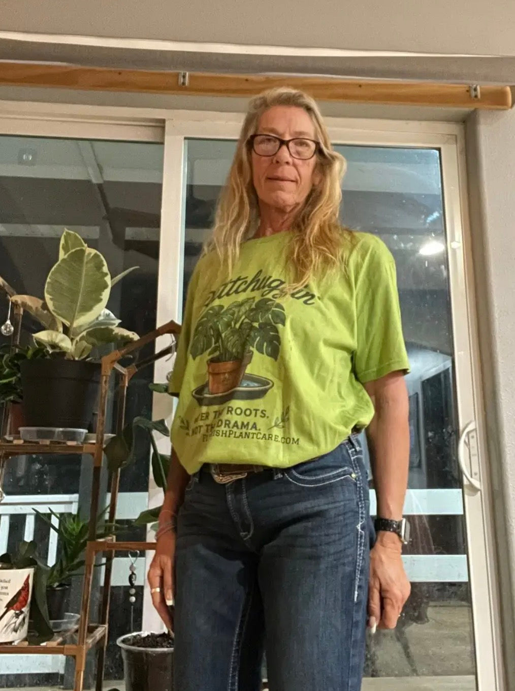 Buttchuggin' Monstera Plant T-Shirt Society Shirt