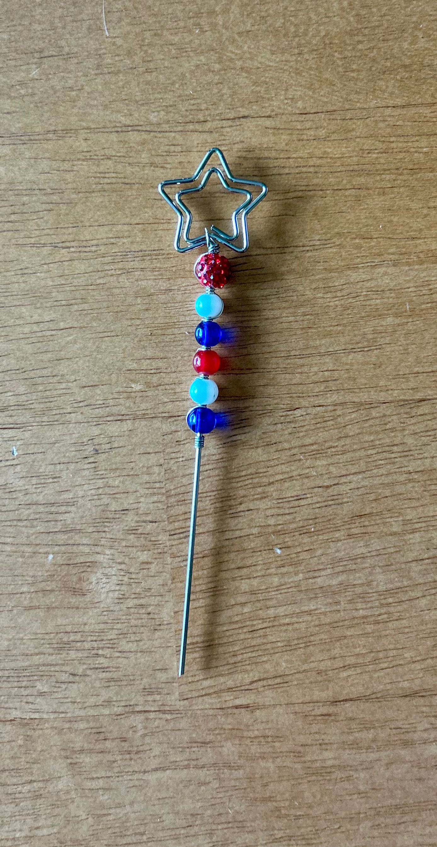Patriotic Star Plant Jewelry-Silver