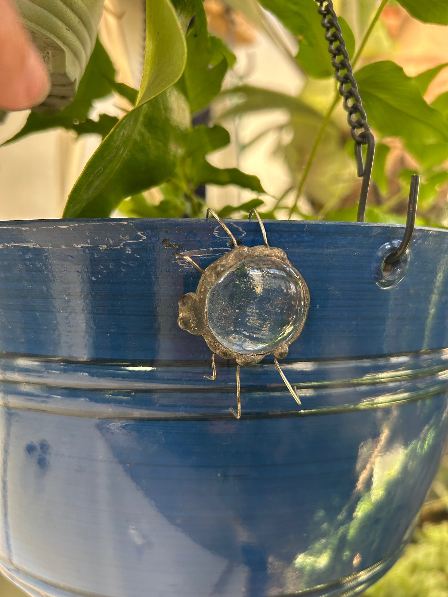 Stained Glass Spider Clip — Clear Glass 🕷️