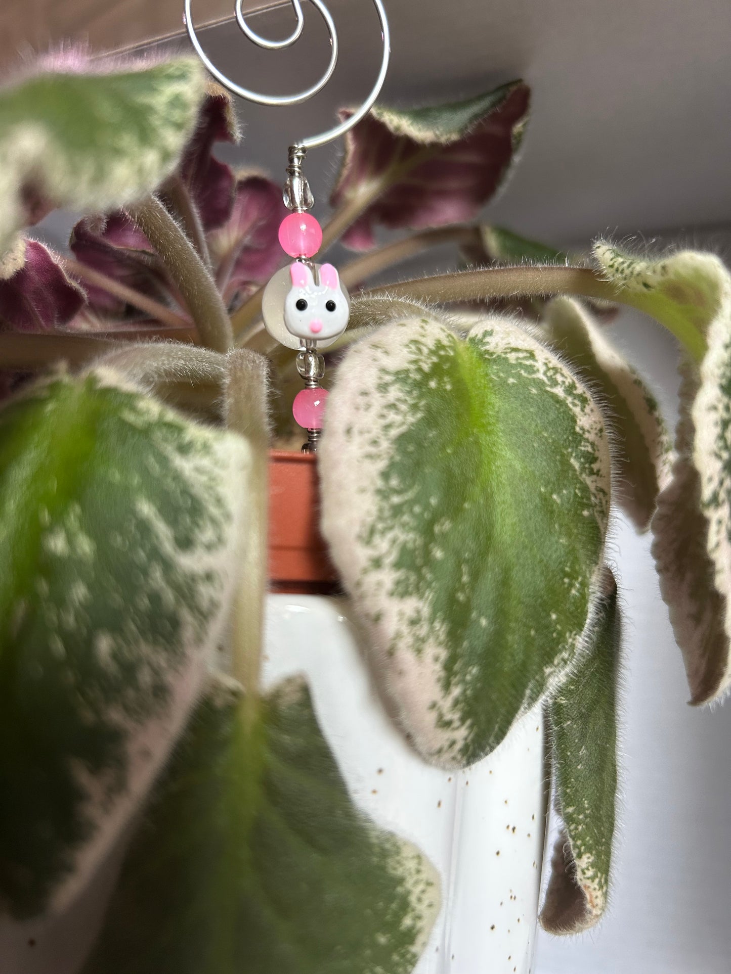 Bunny Plant Jewelry Stake