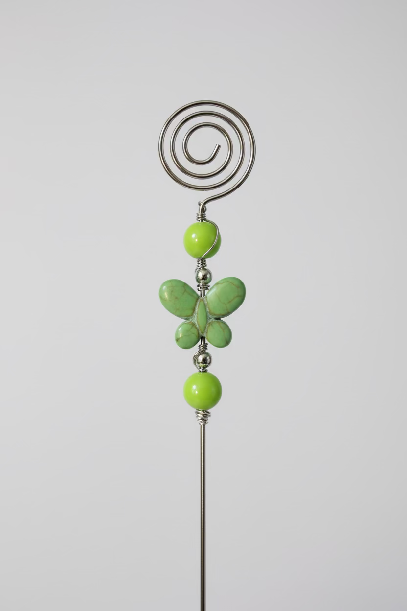 Butterfly Spiral Plant Stake