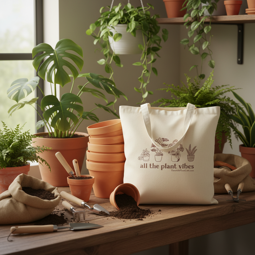 All the Plant Vibes Canvas Tote Bag