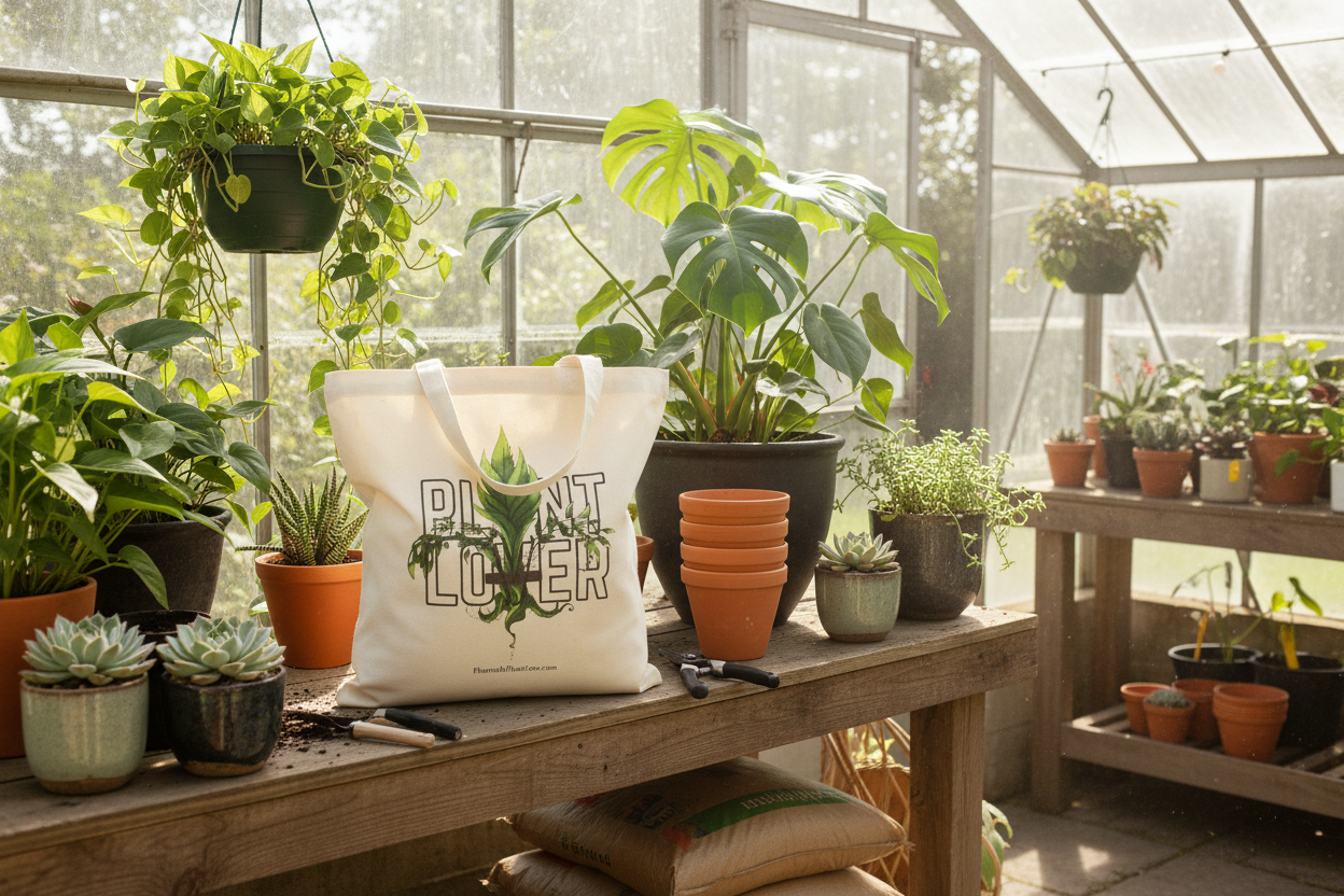 Plant Lover Canvas Tote Bag