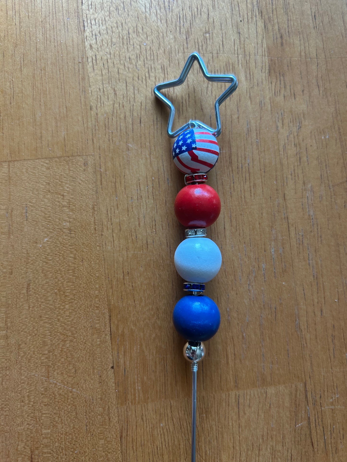 Patriotic Star Plant Jewelry-Silver