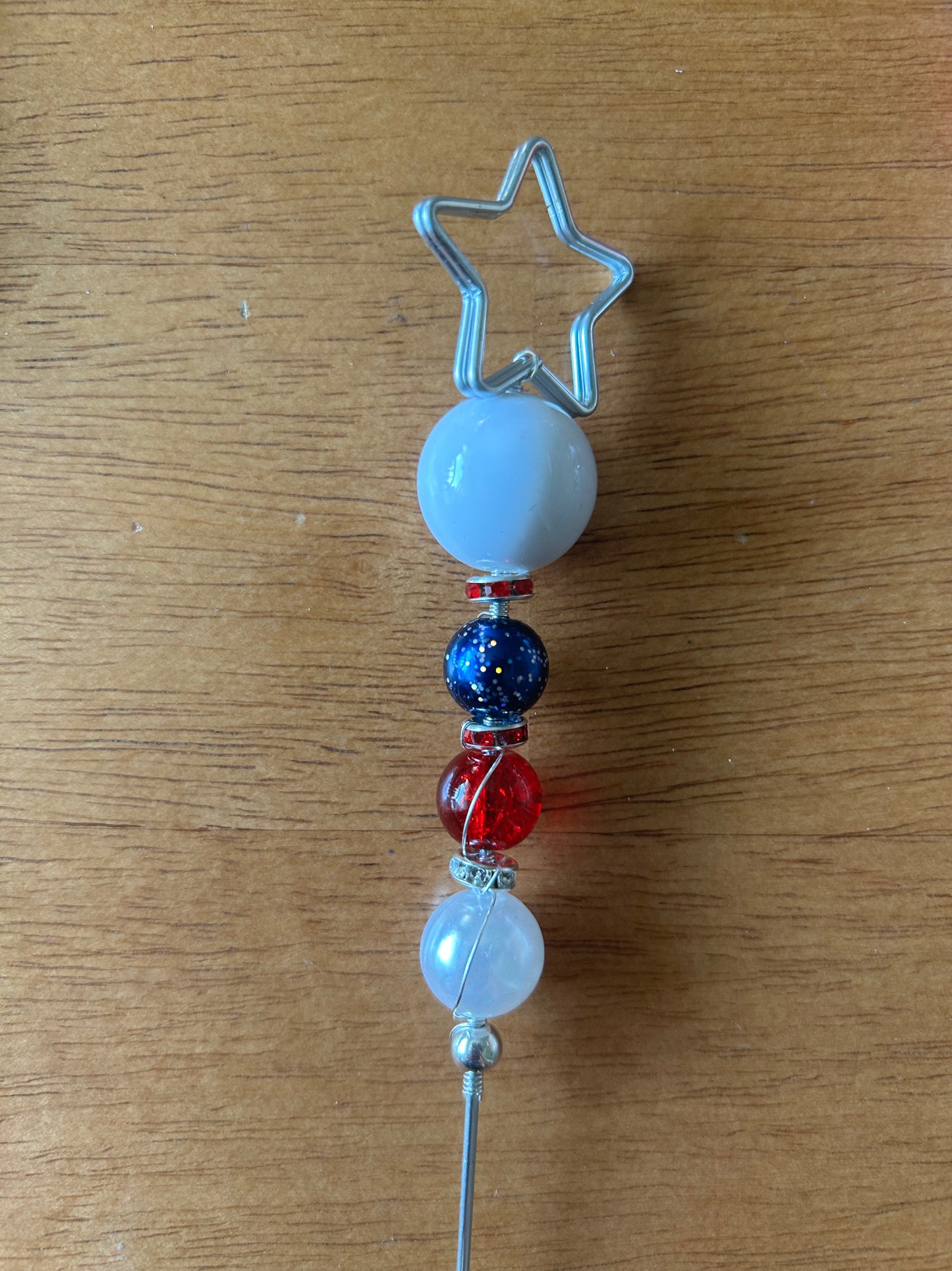 Patriotic Star Plant Jewelry-Silver