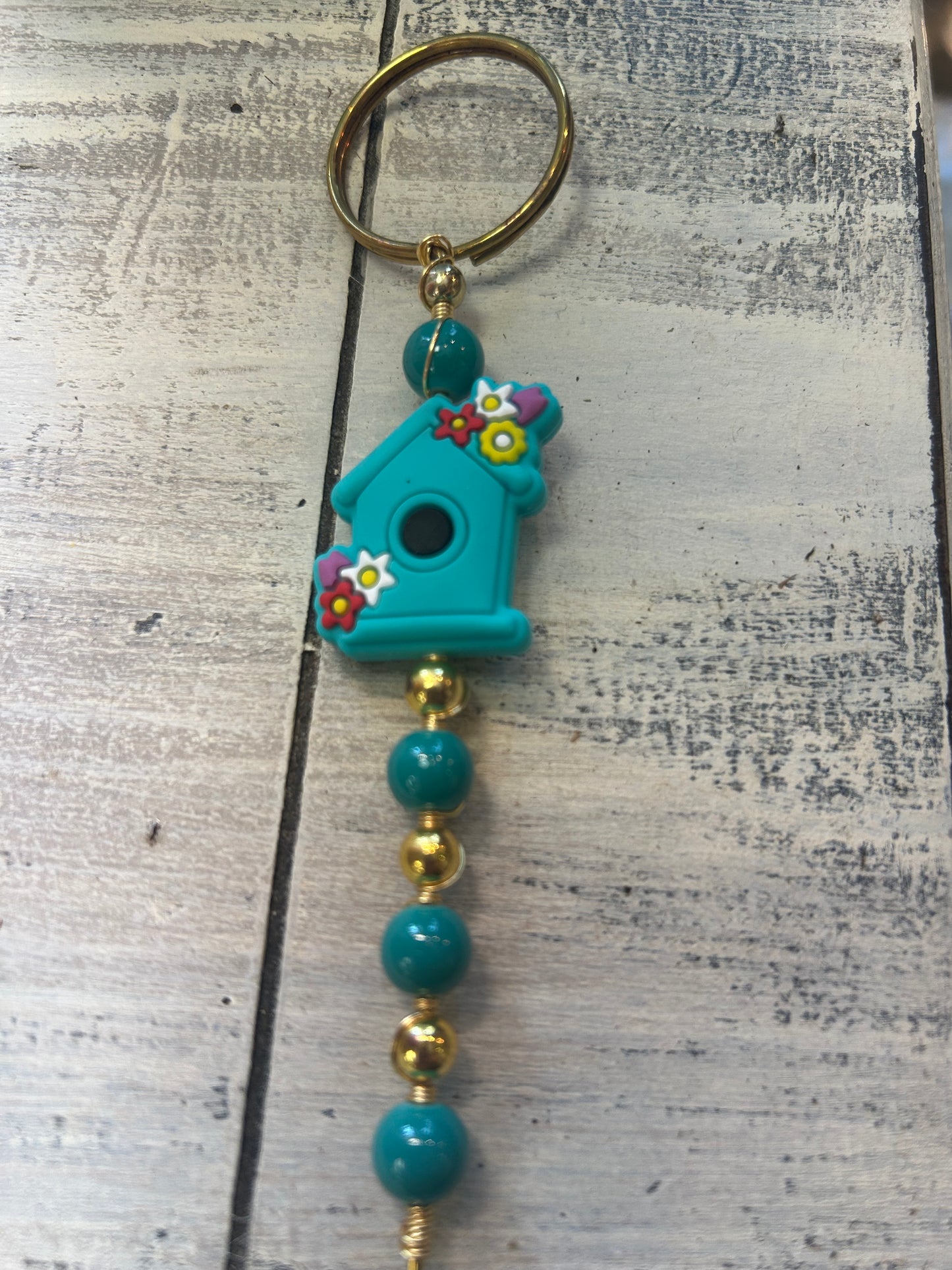 Birdhouse plant jewelry